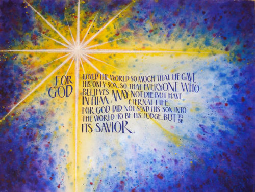 for God: 24"x18" print